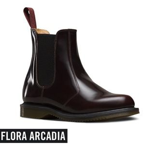 Dr. AirWair Martens Flora Arcadia Cherry Red Sz 8